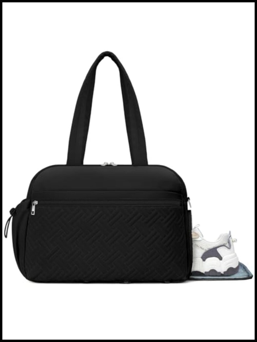 SYTRAH Lightweight Gym Tote Bag with Shoe Compartment & Yoga Mat Holder
